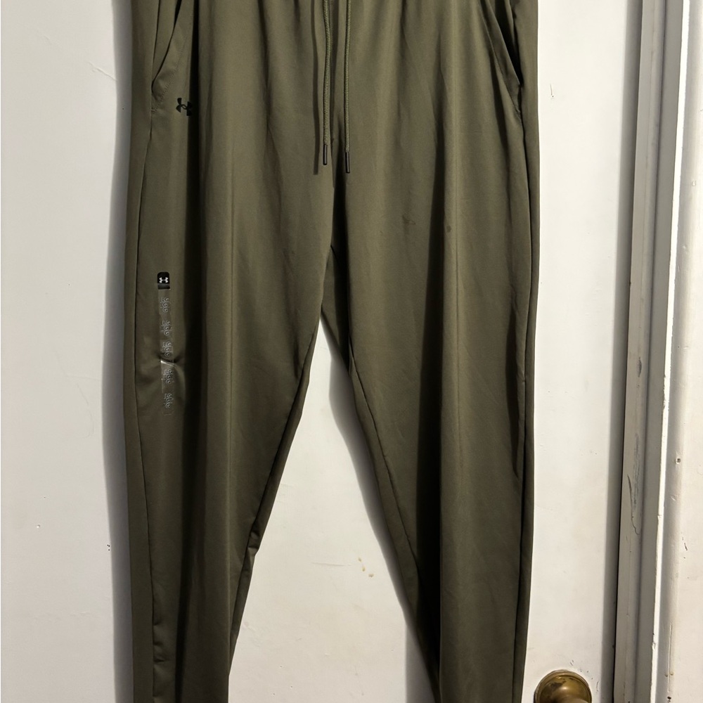 Under Armour Green Sweatpants Relaxed Fit Joggers